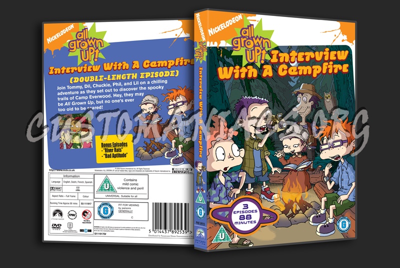 All Grown Up! Interview with a Campfire dvd cover
