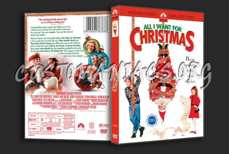 All I Want For Christmas dvd cover