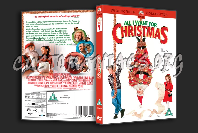 All I Want For Christmas dvd cover