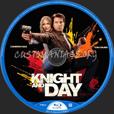 Knight And Day blu-ray label