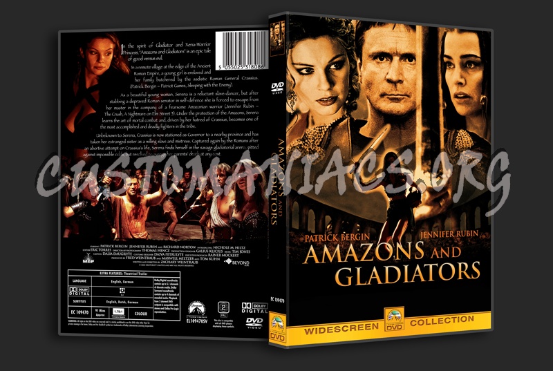 Amazons and Gladiators dvd cover