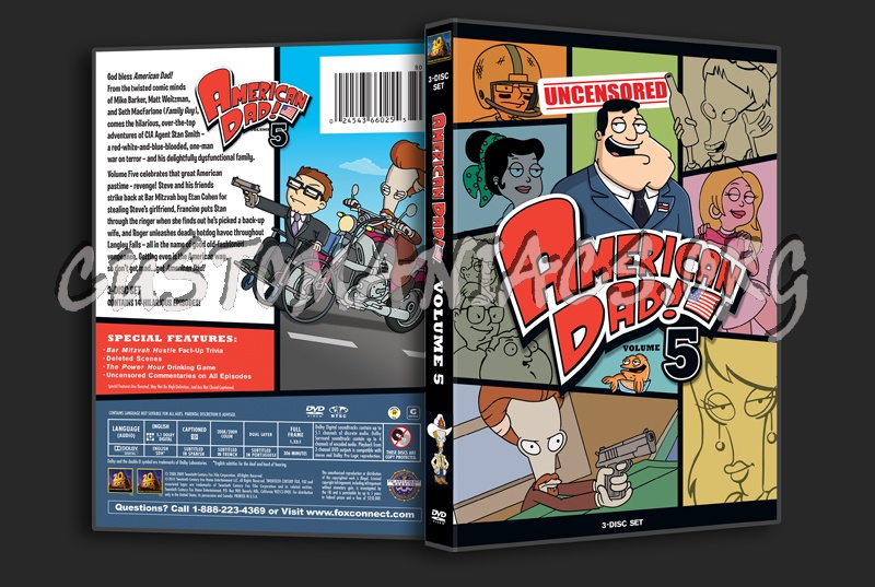 American Dad Volume 5 dvd cover