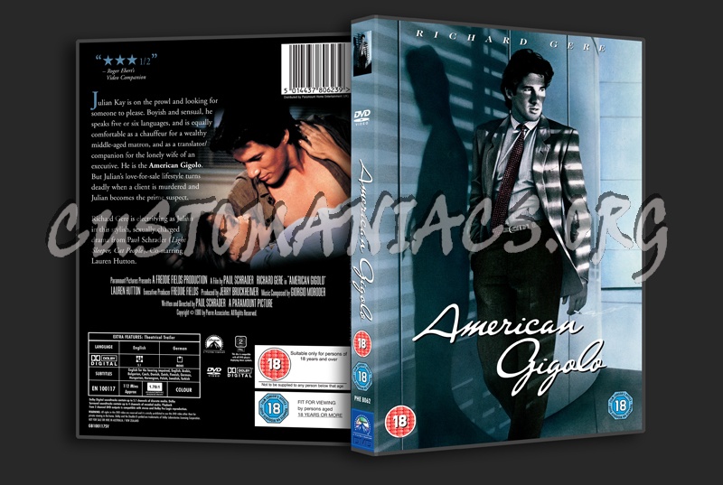American Gigolo dvd cover