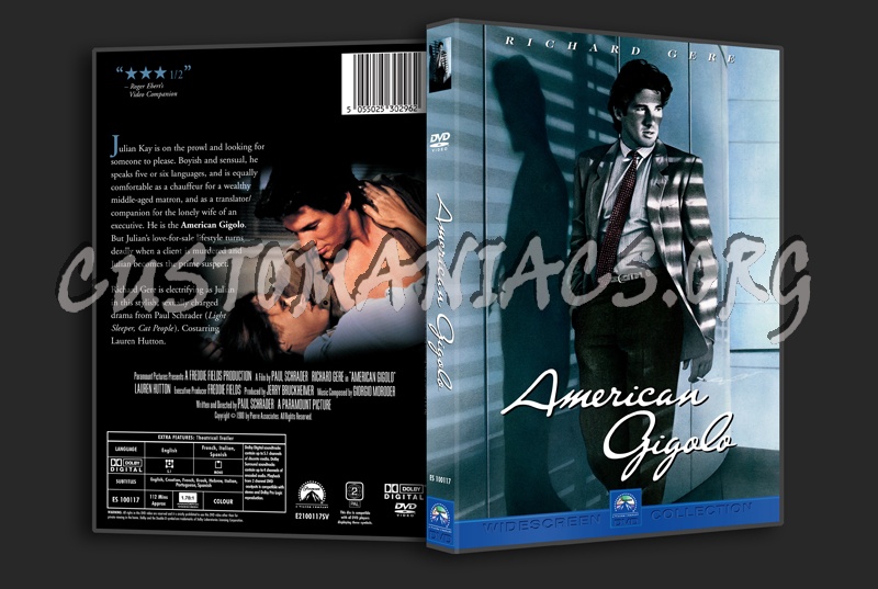 American Gigolo dvd cover