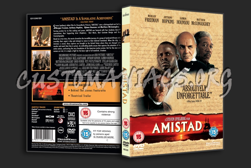 Amistad dvd cover
