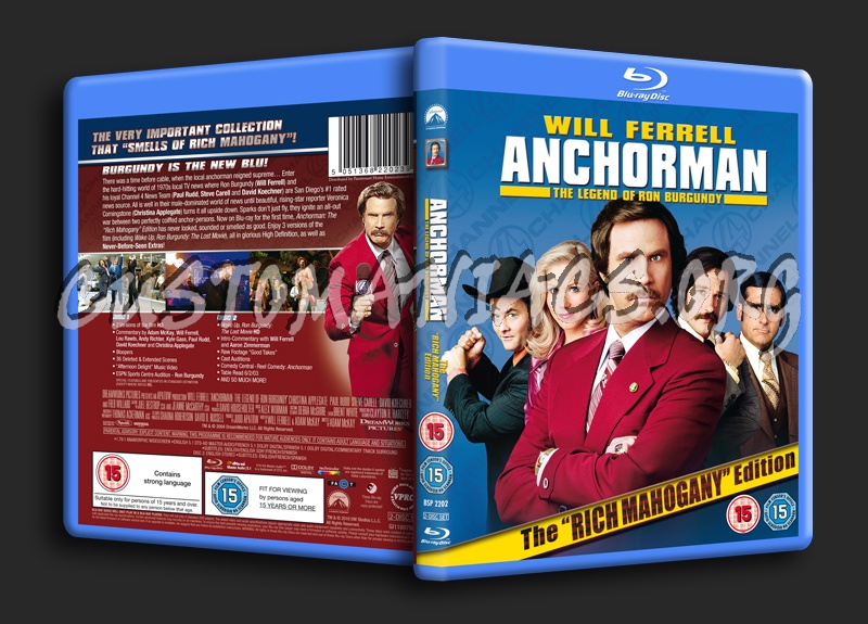 Anchorman blu-ray cover