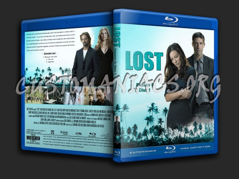 Lost - Season 5 blu-ray cover