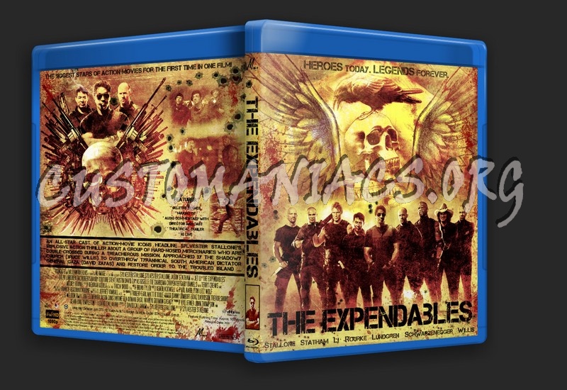 The Expendables blu-ray cover