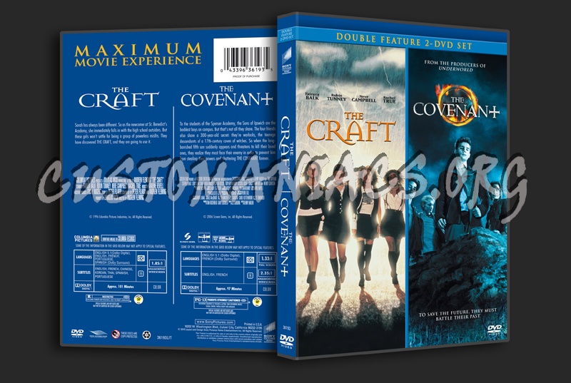 The Craft / The Covenant dvd cover
