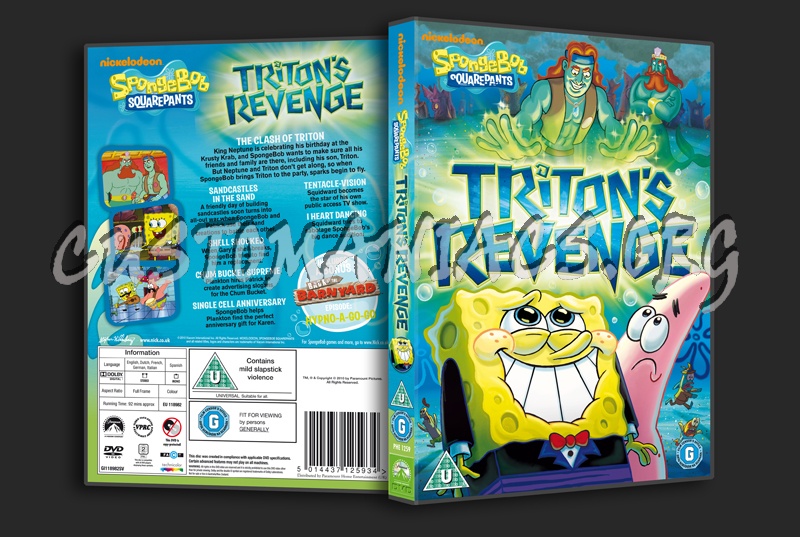 SpongeBob SquarePants Triton's Revenge dvd cover