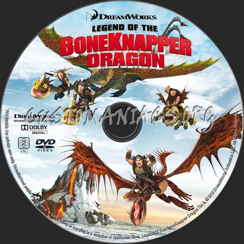 Legend of the Boneknapper Dragon dvd label