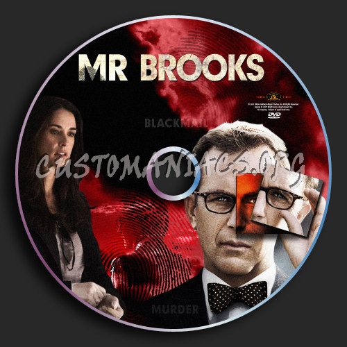 Mr Brooks dvd label