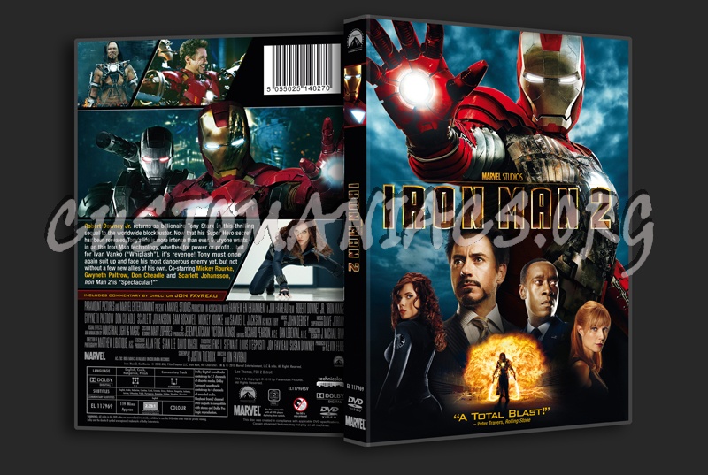 Iron Man 2 dvd cover