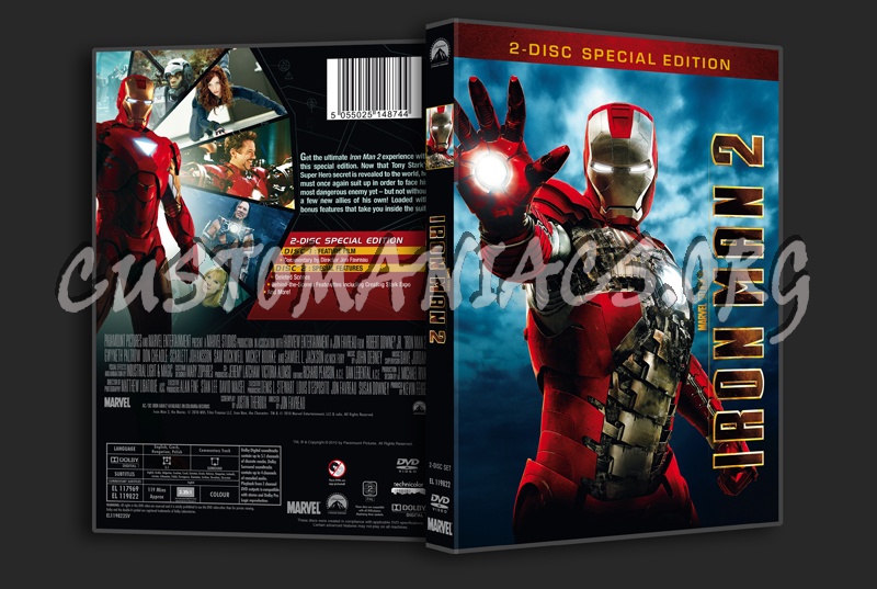 Iron Man 2 dvd cover