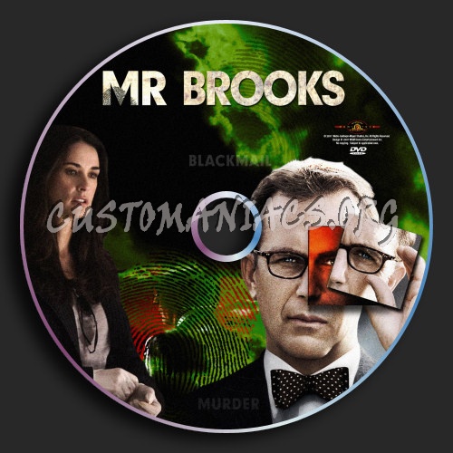 Mr Brooks dvd label