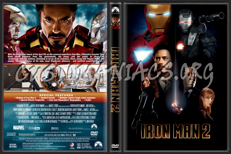 Iron Man 2 dvd cover