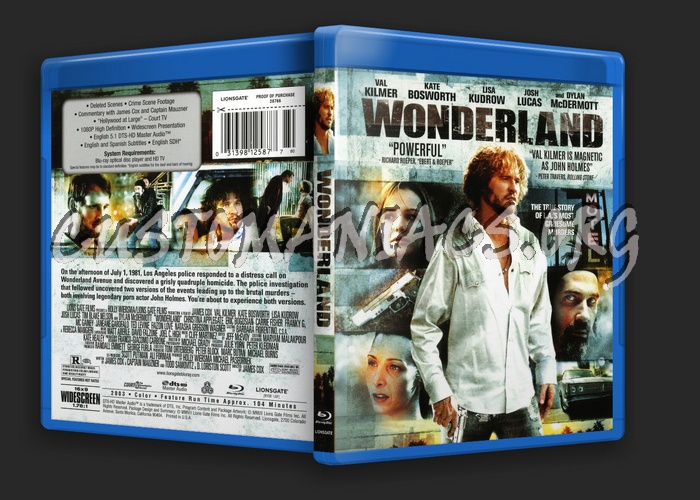 Wonderland blu-ray cover