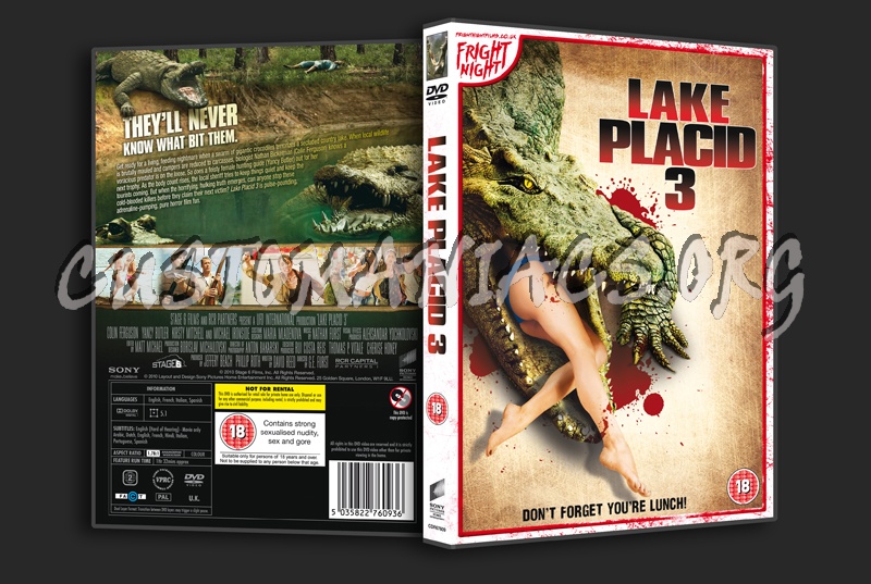 Lake Placid 3 dvd cover