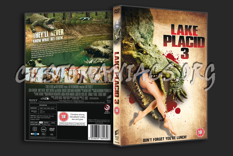 Lake Placid 3 dvd cover