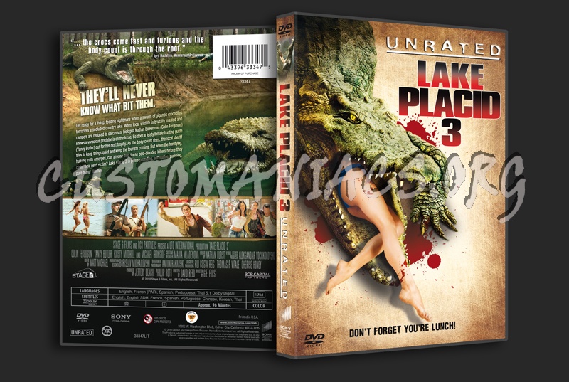 Lake Placid 3 dvd cover