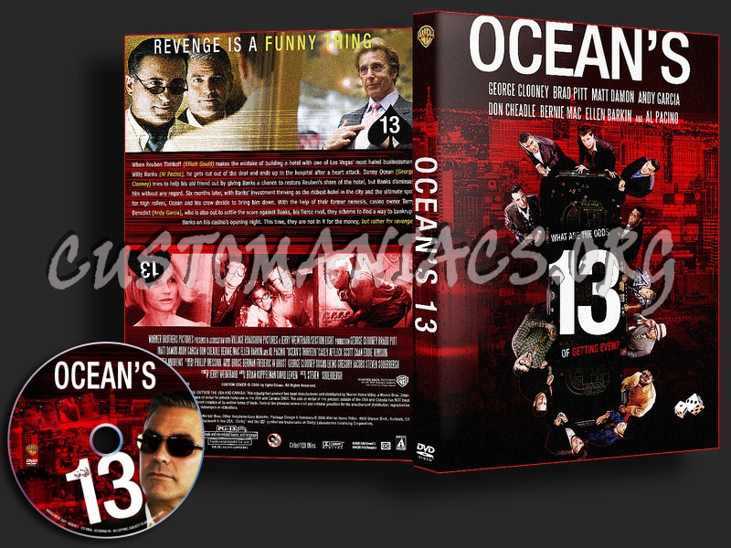 Ocean's 13 dvd cover