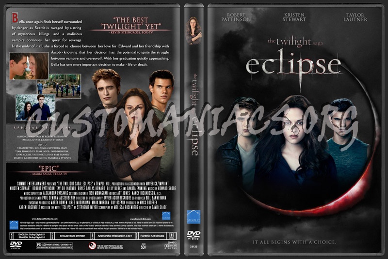 The Twilight Saga - Eclipse dvd cover