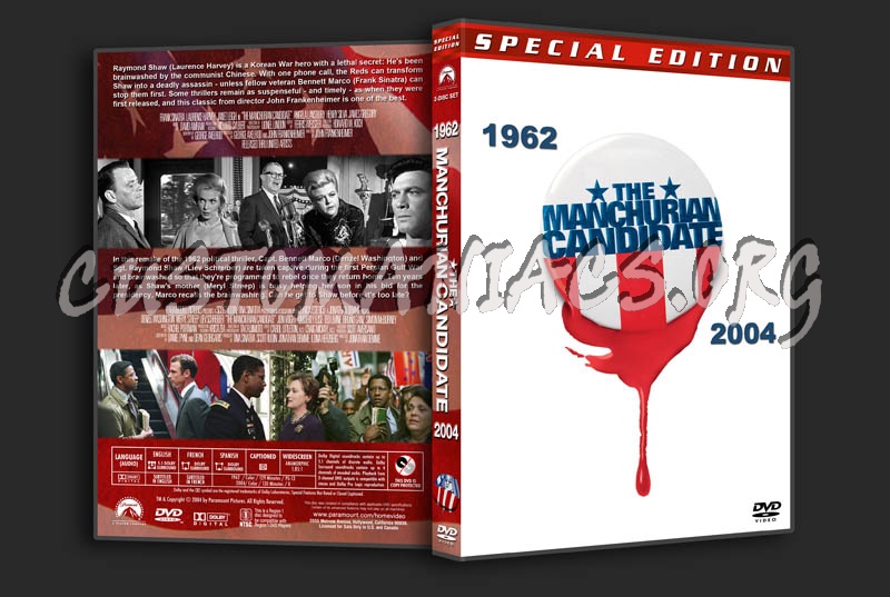 The Manchurian Candidate Double Feature dvd cover