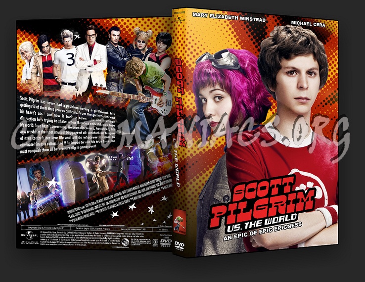 Scott Pilgrim vs The World dvd cover