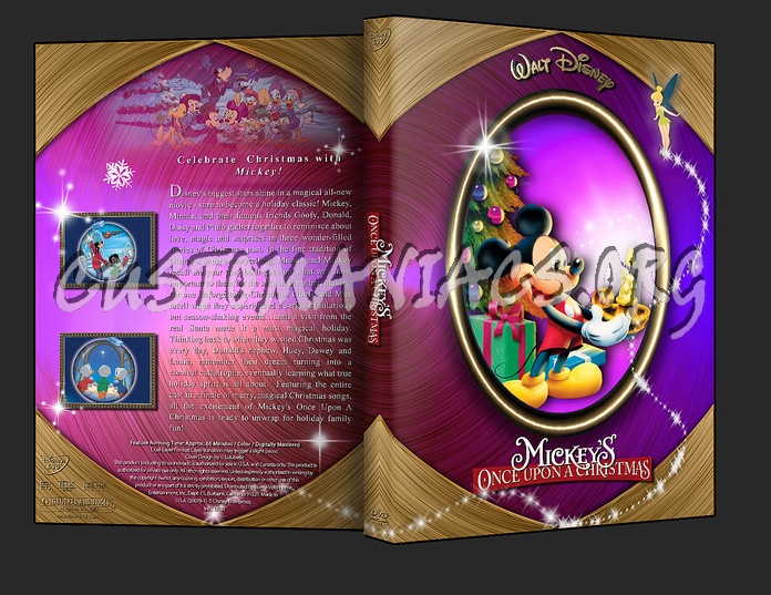 Mickeys Once Upon A Christmas dvd cover