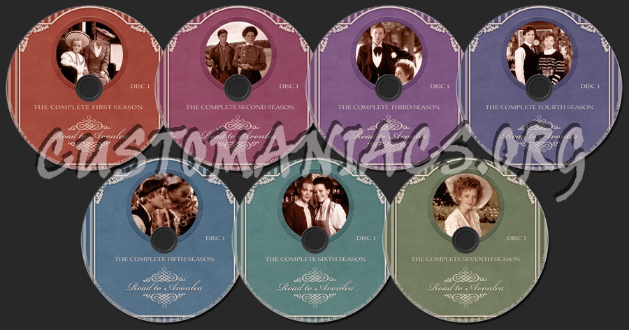 Road to Avonlea Complete Series dvd label