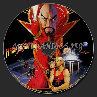 Flash Gordon blu-ray label