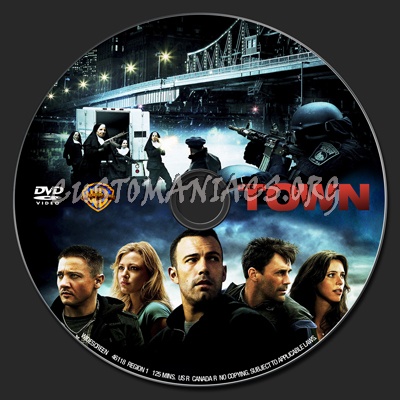 The Town dvd label