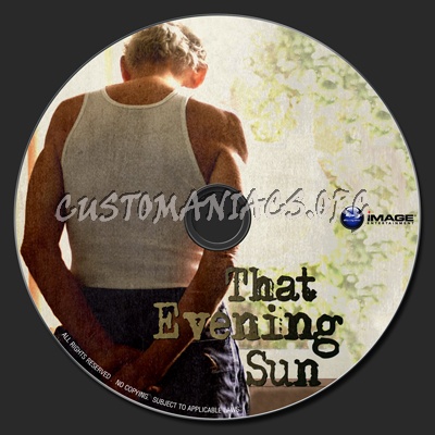That Evening Sun blu-ray label