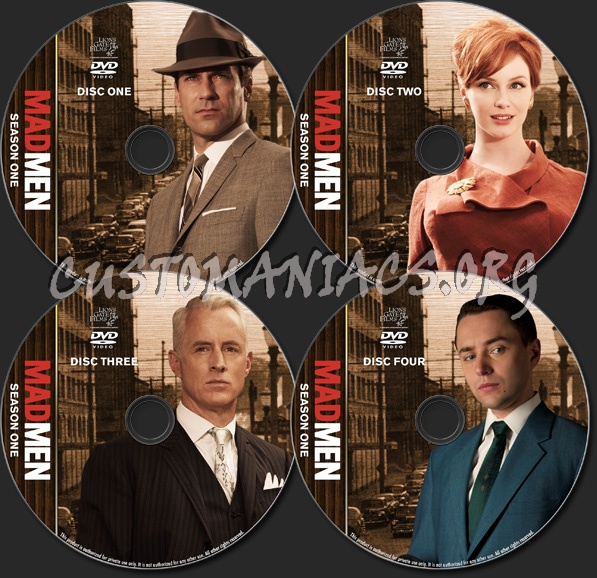 Mad Men - TV Collection - Season 1 dvd label