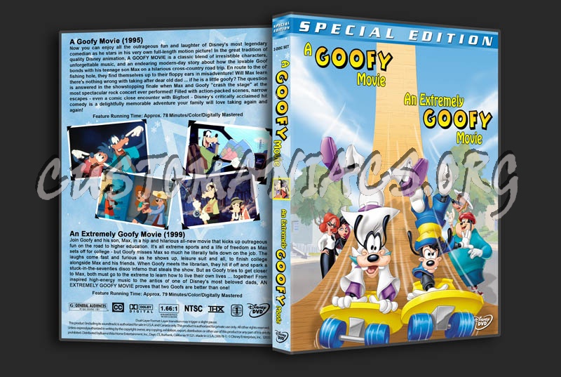 A Goofy Movie / An Extremely Goofy Movie Double dvd cover.