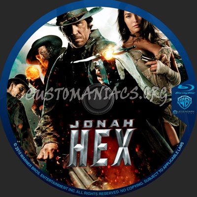 Jonah Hex blu-ray label