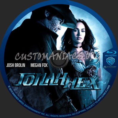 Jonah Hex blu-ray label