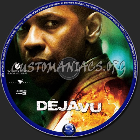 Deja vu blu-ray label