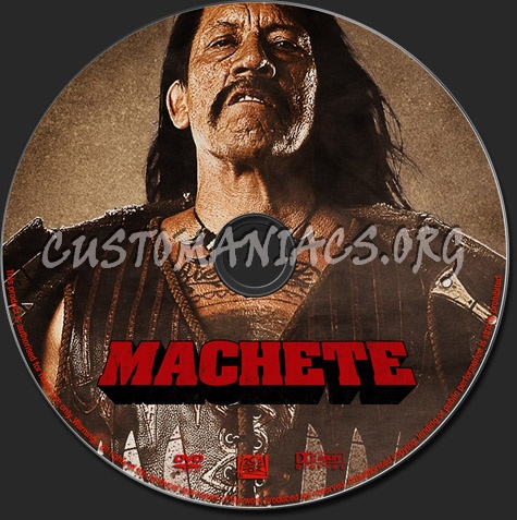 Machete dvd label
