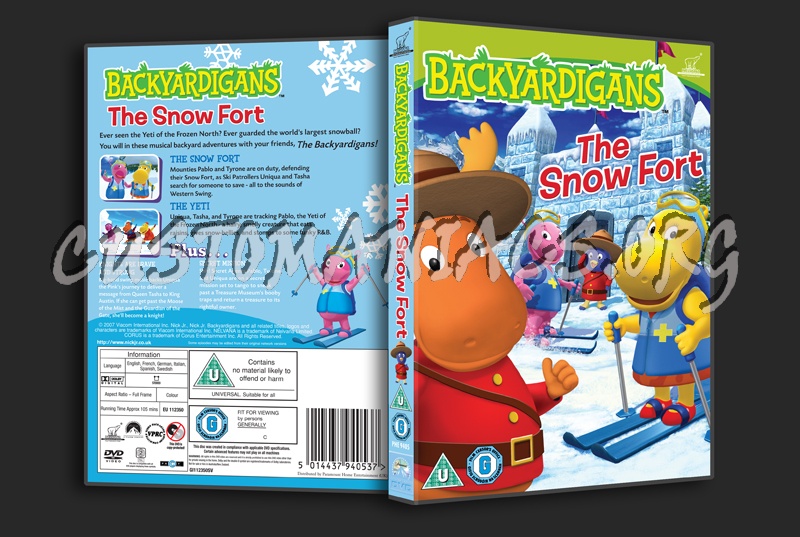Backyardigans: The Snow Front dvd cover