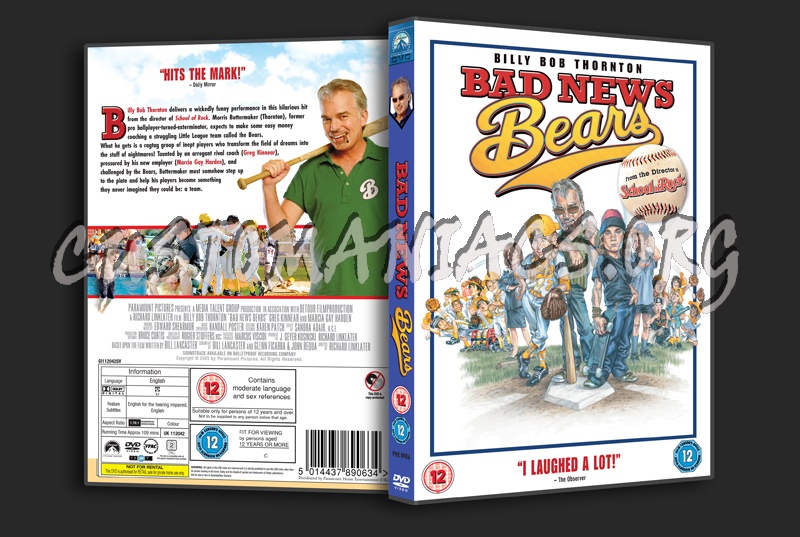 Bad News Bears dvd cover