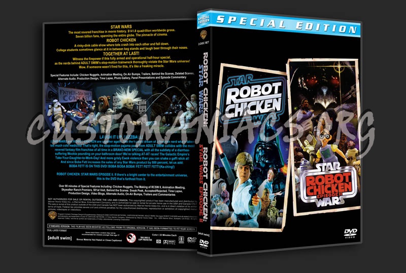 Robot Chicken: Star Wars Double Feature dvd cover