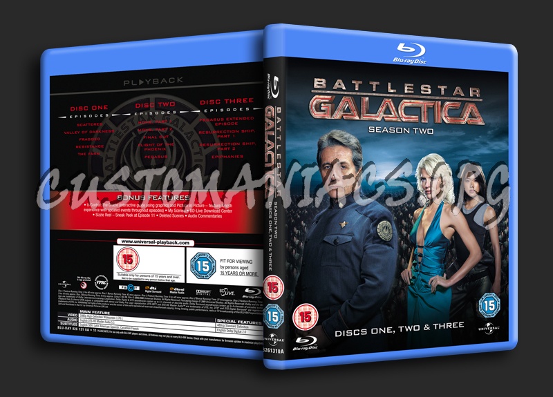 Battlestar Galactica Season 2 blu-ray cover