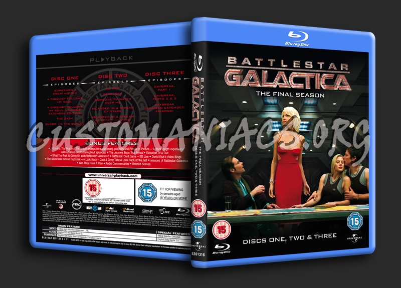 Battlestar Galactica Season 5 blu-ray cover