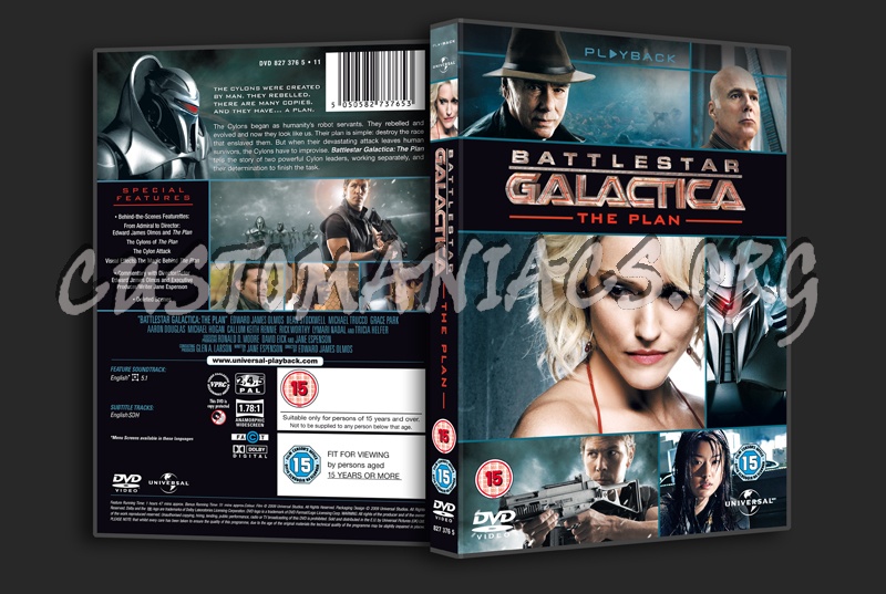Battlestar Galactica The Plan dvd cover