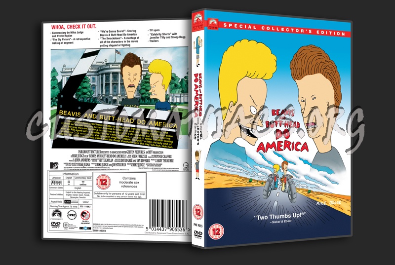 Beavis and Butt-Head do America dvd cover