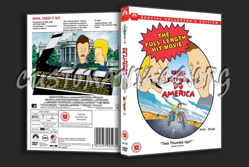 Beavis and Butt-Head do America dvd cover
