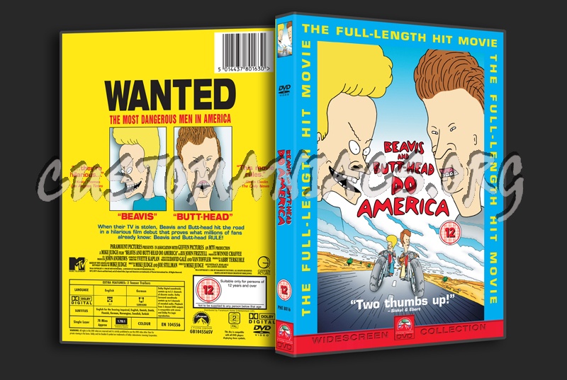 Beavis and Butt-Head do America dvd cover