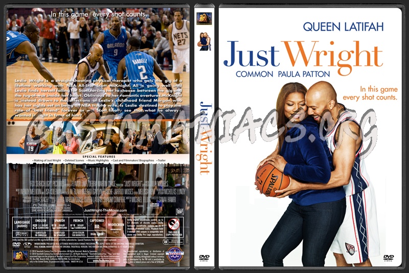 Just Wright dvd cover