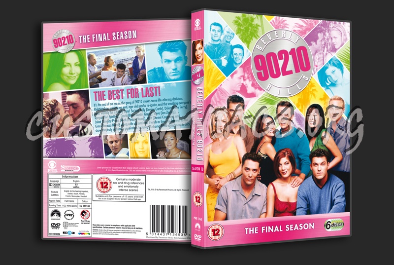 Beverly Hills 90210 Season 10 dvd cover